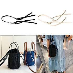 PU Leather Purse Strap Handbag Shoulder Bag Strap Replacement Handle 2 Packs