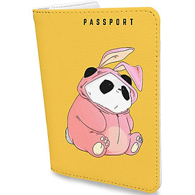 Bao Da Hộ Chiếu du lịch hình GẤU CUTE - Ví Đựng Passport Và Thẻ - Thiết Kế Trẻ Trung - Đa Năng Tiện Lợi - Hình Ảnh Độc Đáo - Cá Tính PPAT088