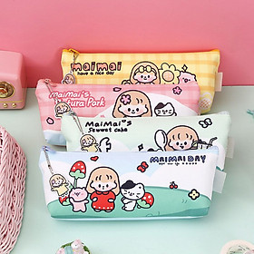 Túi đựng bút vải Cuộc Sống Của Mai Mai kèm tag - 21.5x8cm