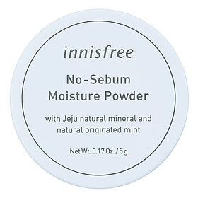 Phấn Phủ Bột Khoáng Giữ Ẩm Kiềm Dầu Innisfree No Sebum Moisture Powder 5G - 131170494