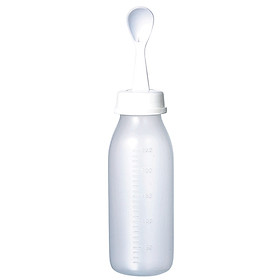 Bình nhựa tập ăn dặm Pigeon ( Tặng 01 bát inox 16cm )