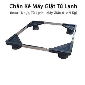 Chân Đế Kê Máy Giặt Tủ Lạnh Đa Năng KhoNCC Hàng Chính Hãng - Điều Chỉnh Phù Hợp Kích Cỡ Máy Giặt 6 -> 9Kg - KLVQ-4690-CKRE