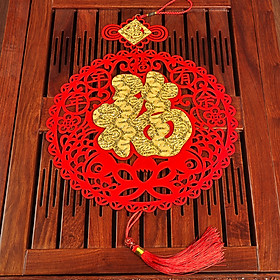Chinese Lantern Chinese Red Lantern Traditional Non-Woven Fabric 3D Good Luck Best Wishes
