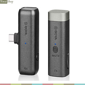 Boya BY-WM3D / BY-WM3U - Micro Thu Âm Không Dây True-Wireless Cho Các Thiết Bị IOS, Android Smartphone, Cameras (2.4 GHz)- Hàng chính hãng