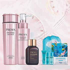 Bộ Mỹ Phẩm Dưỡng Ẩm Chăm Sóc Da (Toner + Lotion + Serum Dưỡng Mắt + 2 Mặt Nạ + Bông Makeup)