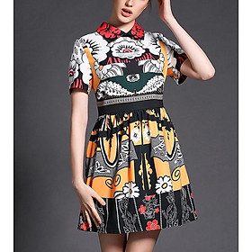 Đầm xòe, đầm họa tiết độc đáo sang trọng