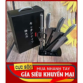 Mua Bộ Dao Nhật 6 Món Tặng Giá Đựng Dao Siêu Đẹp