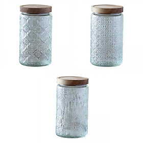Glass Storage Jars Food Container Cereal Container for Pantry