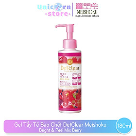 GEL TẨY TẾ BÀO CHẾT DETCLEAR BRIGHT&PEEL (Mix Berry) 180ml