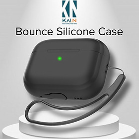 Ốp Silicon Cho Airpods PRO 2 Kai.N_Bounce Silicone Kèm Dây Đeo_ Hàng Chính Hãng