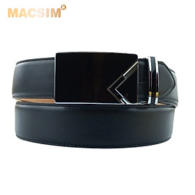 Thắt lưng nam da thật cao cấp nhãn hiệu Macsim MS038