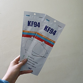Combo 2 khẩu trang hàn quốc KF94 màu trắng