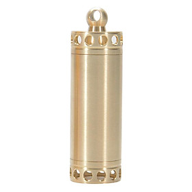Lightweight Outdoor Survival Cases Copper Waterproof Capsule Sealed Bottle