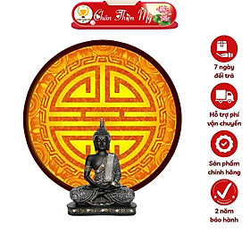 Mua Đèn Thờ Hào Quang Phật Tranh Trúc Chỉ Tròn  Trang Trí Bàn Thờ  Hào Quang Trúc Chỉ Mandala TC-HQ-48