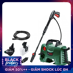 Combo Máy Phun Xịt Rửa Áp Lực Cao Bosch Easyaquatak 110 + Dây Nối Dài 6m Và Đầu Phun 90 Độ