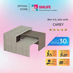 Bàn sofa phòng khách kiểu dáng thanh lịch SMLIFE Carey