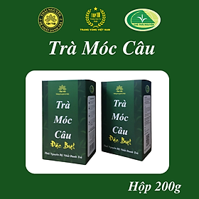 Đặc sản thái nguyên - trà móc câu thái nguyên hộp 200g trà xanh tâm thái 2 gói 100g chè thái nguyên hộp 200g
