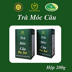 Hình ảnh Đặc Sản Thái Nguyên - Trà Móc Câu Thái Nguyên Hộp 200G Trà Xanh Tâm Thái 2 Gói 100G Chè Thái Nguyên Hộp 200G