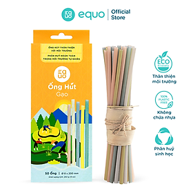 Mua Ống hút gạo màu sắc tự nhiên (50 ống)