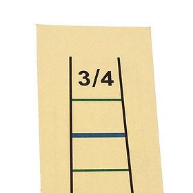 Violin Fretboard Sticker Fiddle Fingerboard Chart Finger Marker For Violin