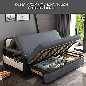 Mua Giường sofa gấp gọn  sofa giường đa năng  giường ngủ thông minh KT 1m58x1m92 có ngăn chứa đồ