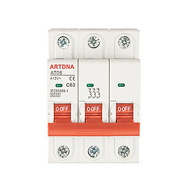 Mua Thiết bị đóng cắt (MCB) - Attomat 3 pha 63A  AT06-3/63
