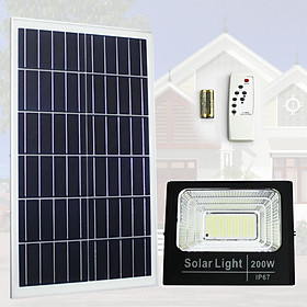Mua ĐÈN NĂNG LƯỢNG MẶT TRỜI LED PHA SOLAR LIGHT 200W  Tiêu chuẩn kháng nước IP67.