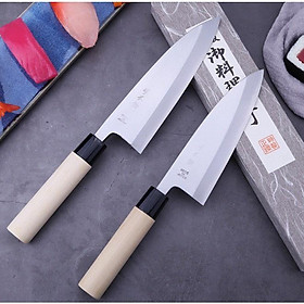 Bộ Dao làm bếp Sakai Takayuki Làm Bằng Thép Không Gỉ 5Cr15Mov Dày Đến 2.5mm