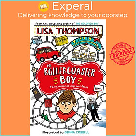 Sách - The Rollercoaster Boy by Lisa Thompson (UK edition, paperback)