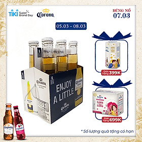 Lốc 6 chai bia Coronita Extra 210ml