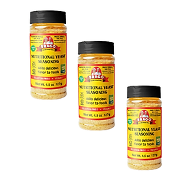 Men Dinh Dưỡng Nutritional Yeast Bragg 127g combo 3 hộp