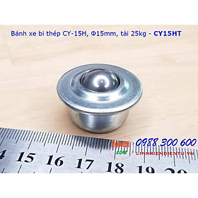 Mua Bánh xe bi đa hướng  con lăn bi đa hướng CY-15  bi thép/bi nylon 15mm tải 25kg - CY15HT | CY15AP | CY15AT
