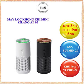 Máy lọc không khí ô tô khử mùi không khí mini đẹp - ZILANO AP02 – Bảo hành 12 tháng