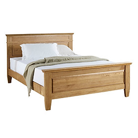 Giường đôi IBIE Classic gỗ sồi