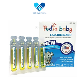 Pediababy canxi nano bổ sung canxi cho bé từ 06 tháng tuổi trở lên dùng