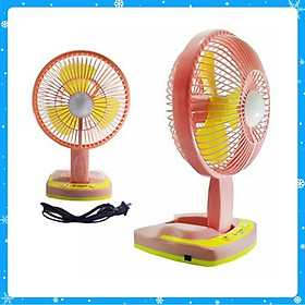 Mua Quạt Sạc 3 cánh JR5580 có đèn Led (Giao màu ngẫu nhiên) - Hàng Chất Lượng