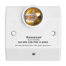 Đui Đèn Cảm Ứng Vi Sóng Kawasan RS686A - Hàng Chính Hãng
