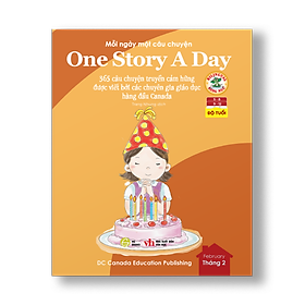 Sách - one story a day cuốn 2 : 365 câu chuyện phát triển iq, eq cho bé - bản song ngữ tặng kèm file nghe
