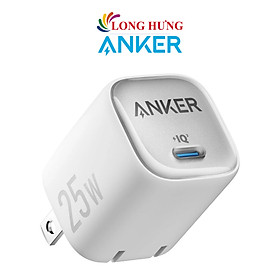 Cốc sạc Anker Zolo 1Type-C 25W PIQ 3.0 A2656 - Hàng chính hãng
