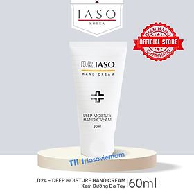 D24 Kem Dưỡng Da Tay - DR. IASO DEEP MOISTURE HAND CREAM 60ml