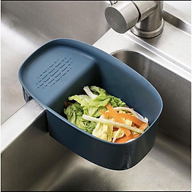 Mua Khay treo bồn rửa bát có lưới lọc rác đa năng  tiện dụng