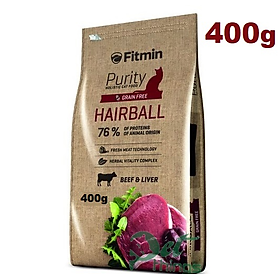 Thức Ăn Hạt FITMIN Cat Purity HairBall giảm tình trạng tắc búi lông cho mèo