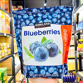 Quả Việt Quất Hữu Cơ Sấy Khô Kirkland Signature Whole Dried Blueberries (567g)