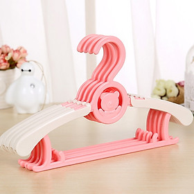 Set 5 móc nhựa treo quần áo trẻ em