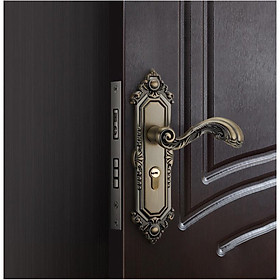 Khóa cửa cổ điển, sang trọng dùng cho cửa phòng, cửa chính KD01
