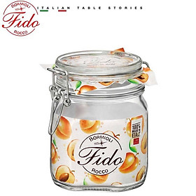 Mua Hũ thủy tinh nắp cài Bormioli Rocco Fido 750ml  nắp có ron kín hơi  đựng ngũ cốc  các loại đậu  đường  bột  cafe  các loại bánh kẹo