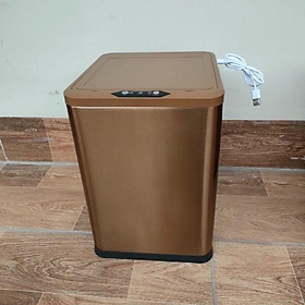 Thùng rác cảm ứng inox 10l cao cấp Thùng rác cảm ứng phòng khách