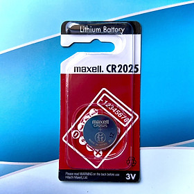 Vỉ 1 Viên Pin Maxell CR2032 / CR2025 / CR2016 Lithium 3V Cao Cấp Made In Japan Siêu Bền