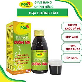 Dưỡng Tâm PQA Giúp Xoa Dịu Thần Kinh Hỗ Trợ Giảm Tình Trạng Mất Ngủ Dùng Cho Trẻ Em Khó Ngủ, Không Yên Giấc Hộp 125ml