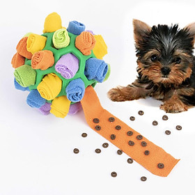 Dog Toys Slow Feeder Treat Dispenser Training Educational Toy Sniff Ball Toy